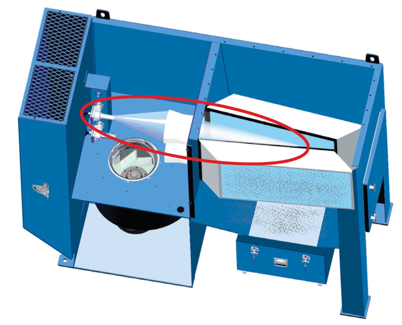 Dust collector filter clearance cleaning
