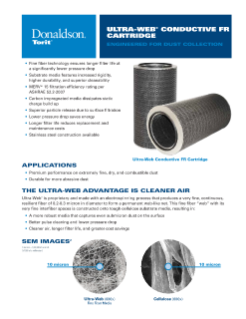 Donaldson Torit UltraWeb FR Cartridge Filter P527078 Donaldson Torit UltraWeb FR Cartridge Filter P527078