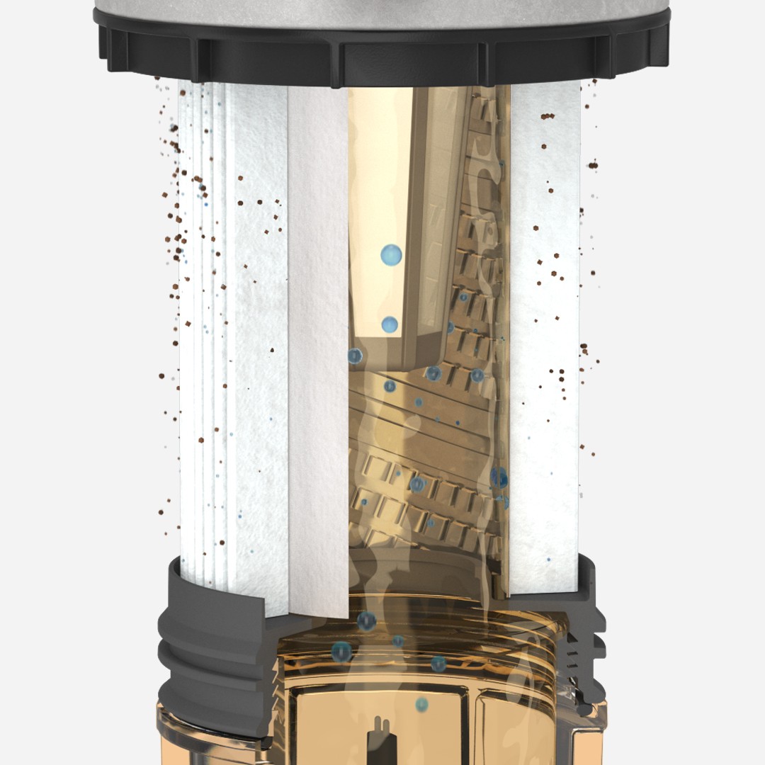 Synteq™ DRY Coalescing Fuel Water Separator Technology Donaldson