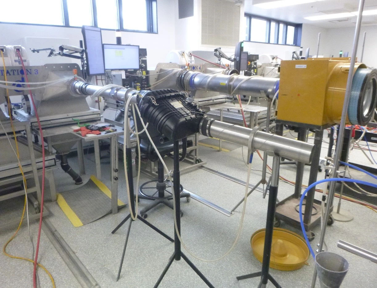 Donaldson Air Lab einrichten