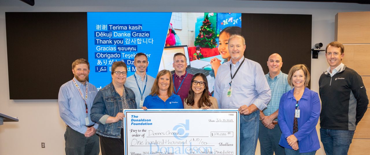 Todd with a group of Recipients