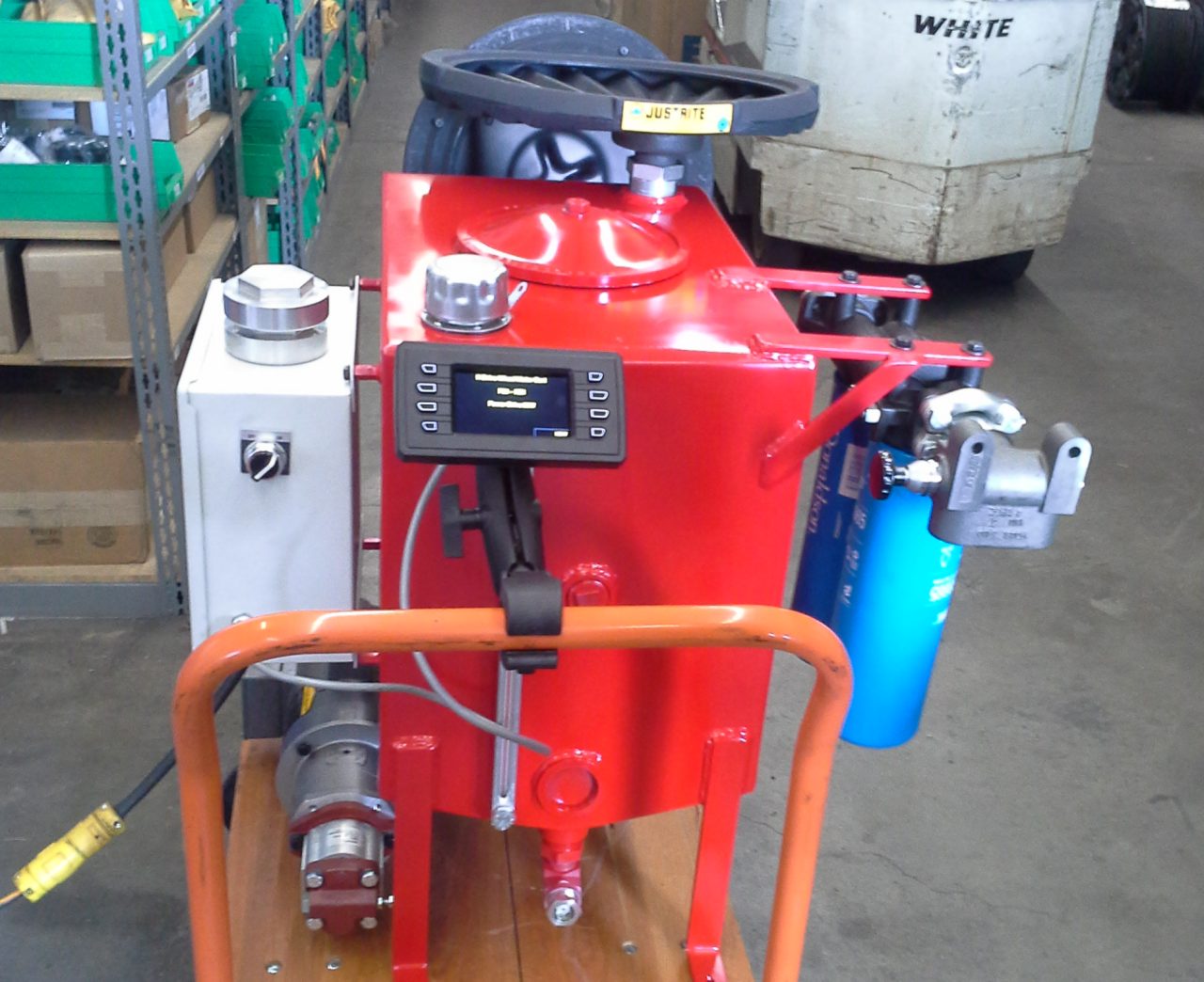 Kidney Loop Cart with Donaldson Blue DBB8665 filters.