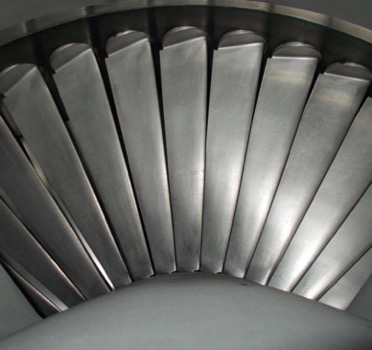 Cuchillas limpias después de 4000 horas con los filtros estancos Turbo-Tek Er5 | W5 | P1 de grado (H)EPA.