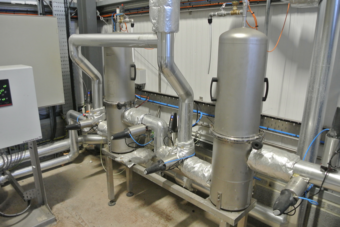 Imagen 4: Dos carcasas de PF-IG de acero inoxidable contienen ocho cartuchos de 30" P-GSL N cada uno