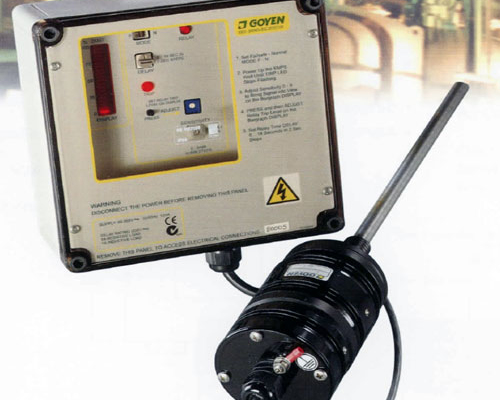 Figure 2 - Sonde de détection de déchirement de sac et commandes