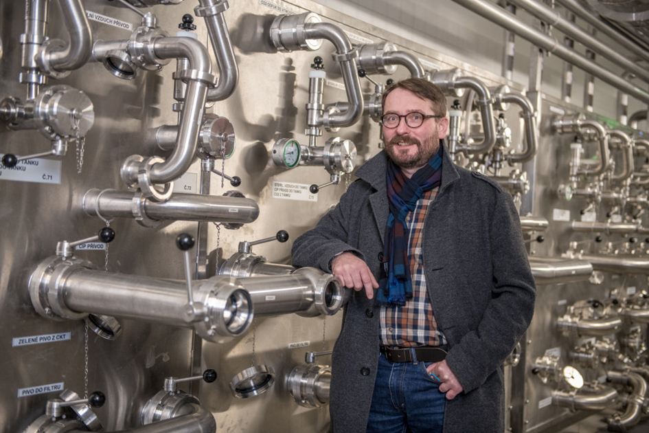 Mastro birraio professionista Aleše Dvořák