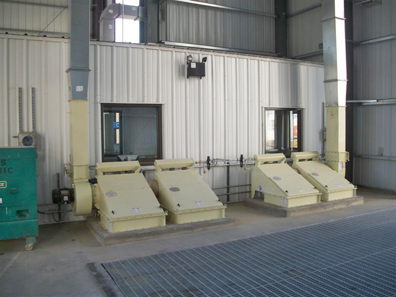 Le dimensioni più piccole della ventola sui collettori di polveri installati nel punto di utilizzo portano a potenziali risparmi di energia.