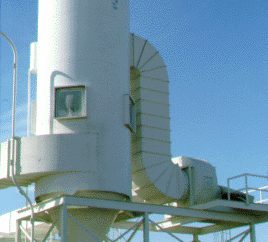 Figura 1 - Gomito sull'ingresso della ventola delle maniche