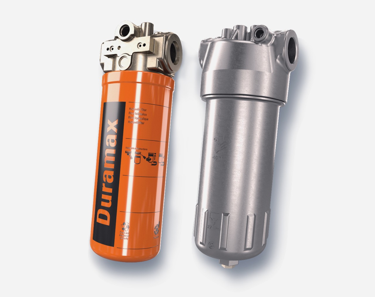 Filtri Duramax spin-on a media pressione e a cartuccia / a vaschetta FLK