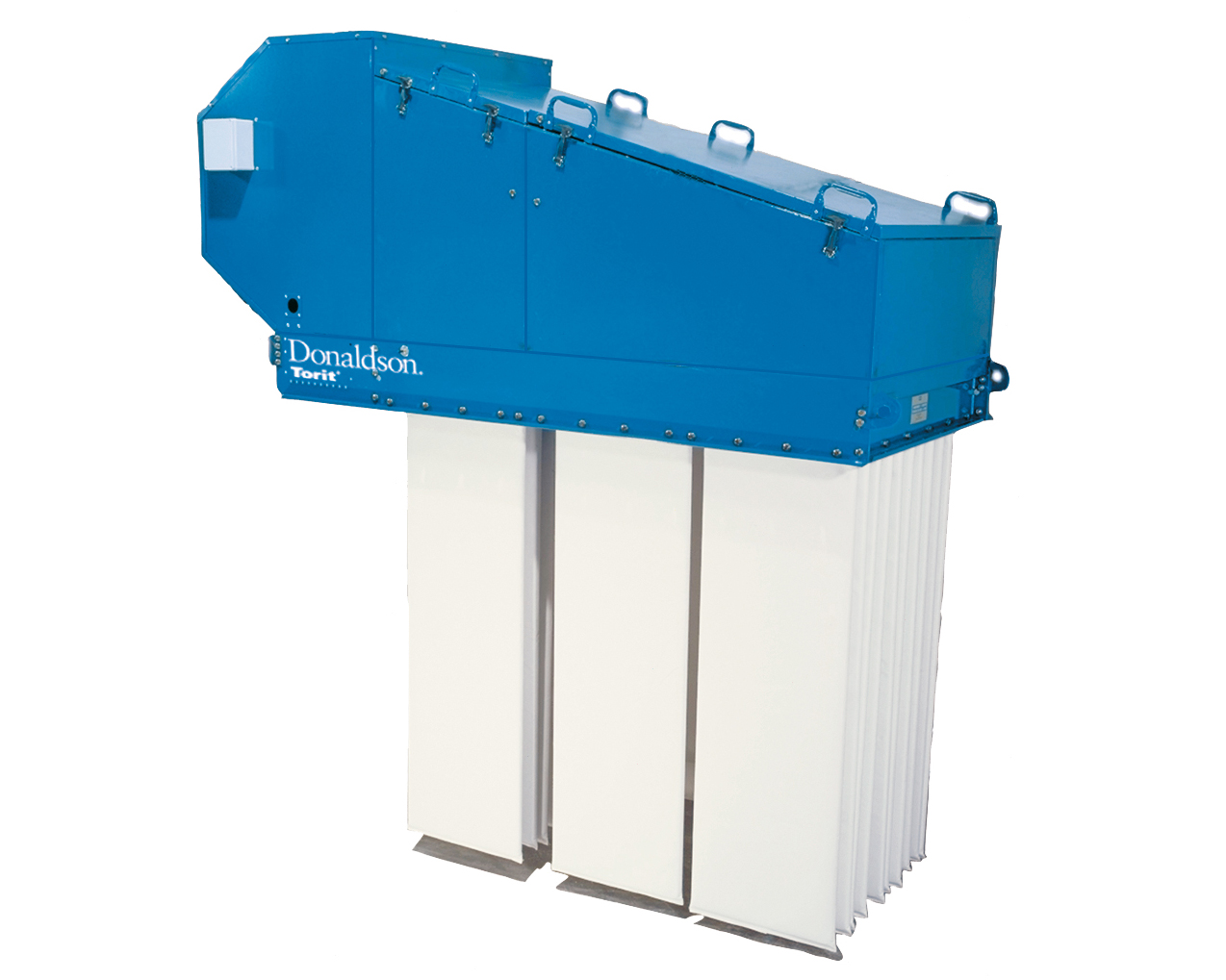 Rysunek 2. Technologie filtrów workowych zostały przeprojektowane i zmniejszone, co pozwala na ich instalację w obrębie procesu lub w jego pobliżu.