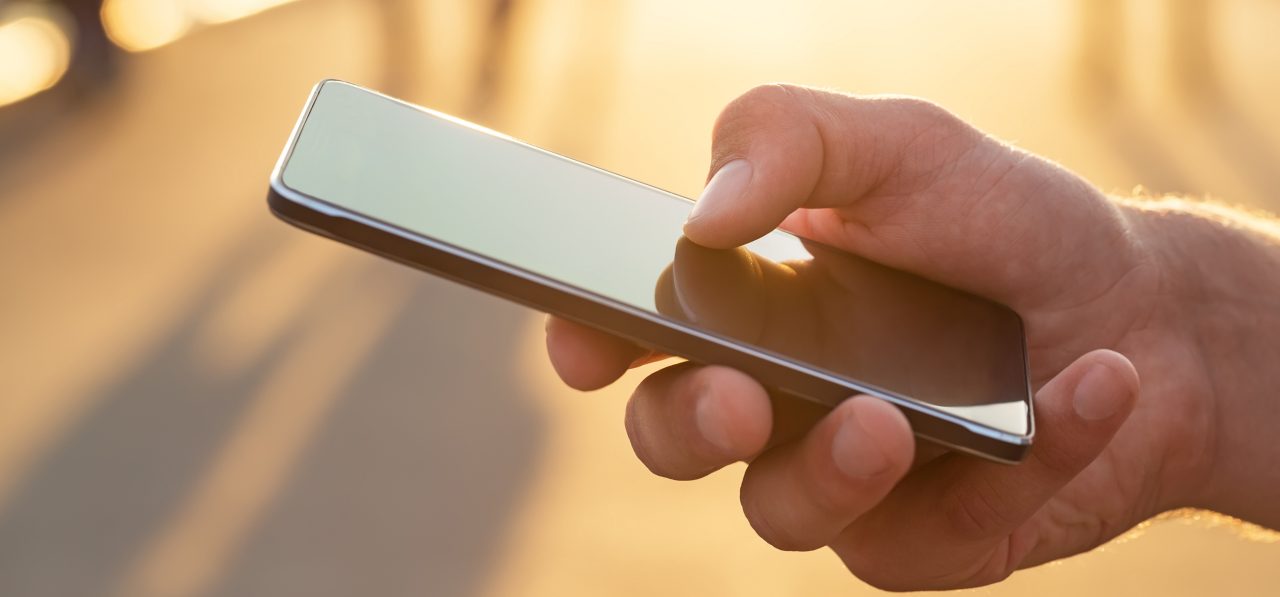 Scrolling on Cell Phone