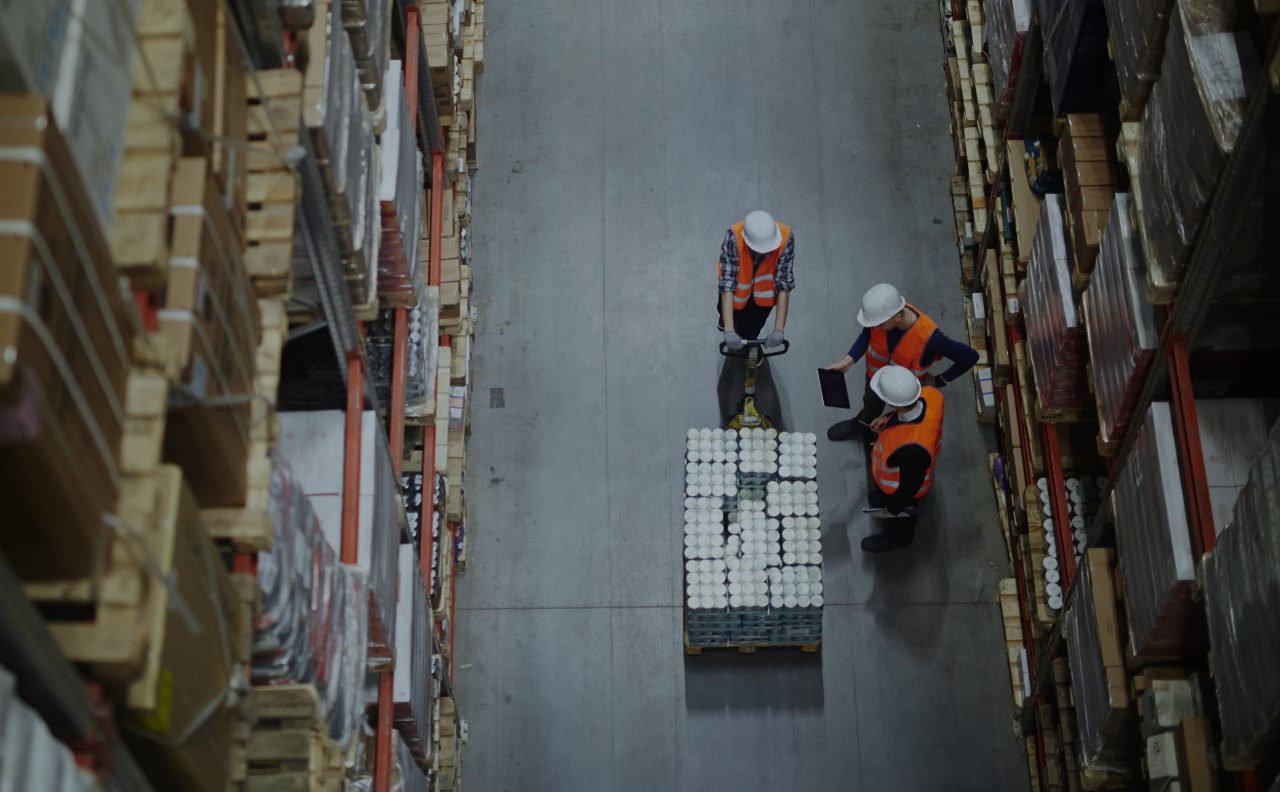 People Working in Warehouse